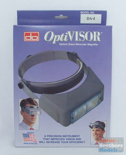 Donegan OptiVISOR® Binocular Headband Magnifier DA-4 2X 10" WITH GLASS LENSES 