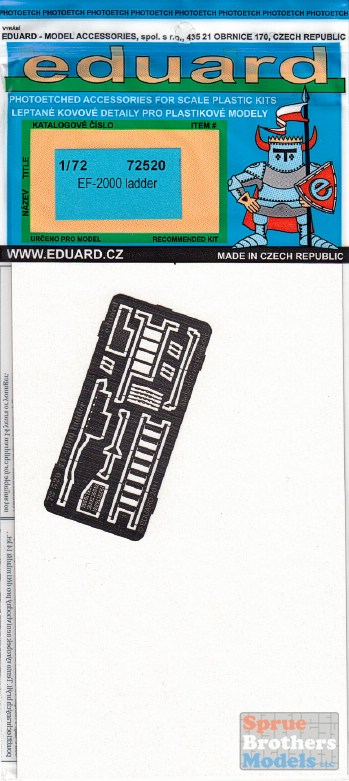 Eduard 1:72 EF-2000 Ladder PE Detail Set #72520 