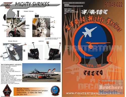 Fujimi F/a 18c Hornet Vfa-94 Mighty Shrikes 1/72 Model Airplane Kit 722566 for sale online