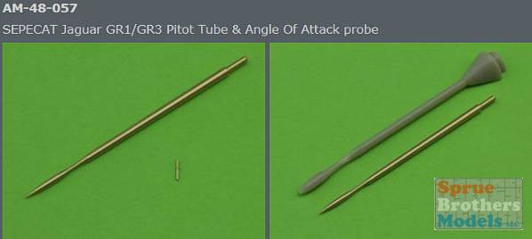 Master Model 1/48 Sepecat Jaguar GR.1/GR.3 Pitot Tube & AOA probe - AM-48057