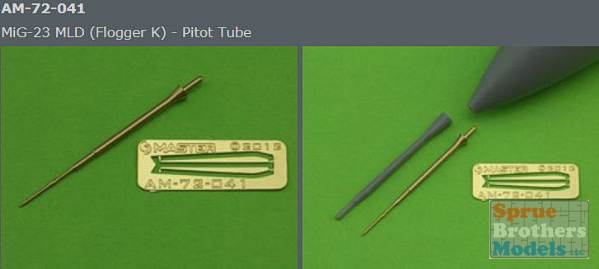 Master Model 1/72 MiG-23 MLD (Flogger K) Pitot Tube - AM72041 Master Model 1/72 MiG-23 MLD (Flogger K) Pitot Tube - AM72041