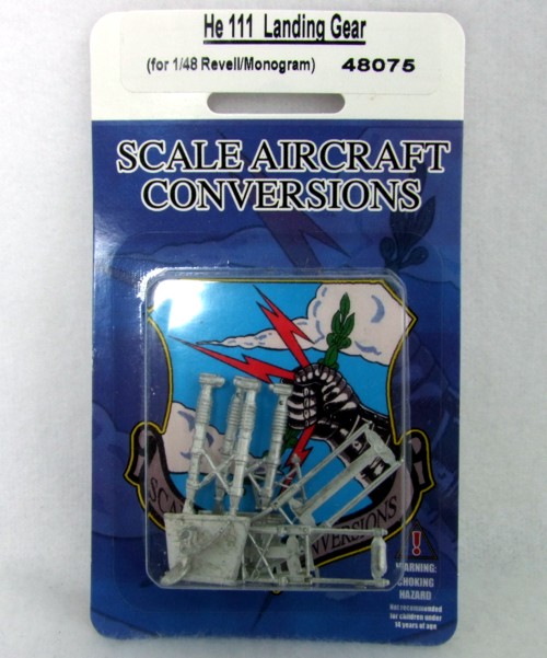 Scale Aircraft Conversions 1/48 Scale He 111 Landing Gear for Monogram/Revell - 48075