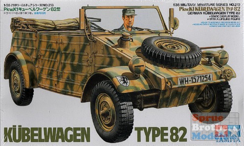 TAM35213 1:35 Tamiya German Kubelwagen Type 82 #35213 - Sprue