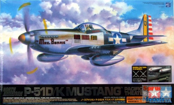 Eduard Zoom 33117 1/32 Tamiya North-American P-51K Mustang SA 