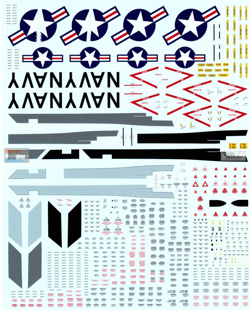BMA48032 1:48 Bullseye Model Aviation Decals - F-4J Phantom