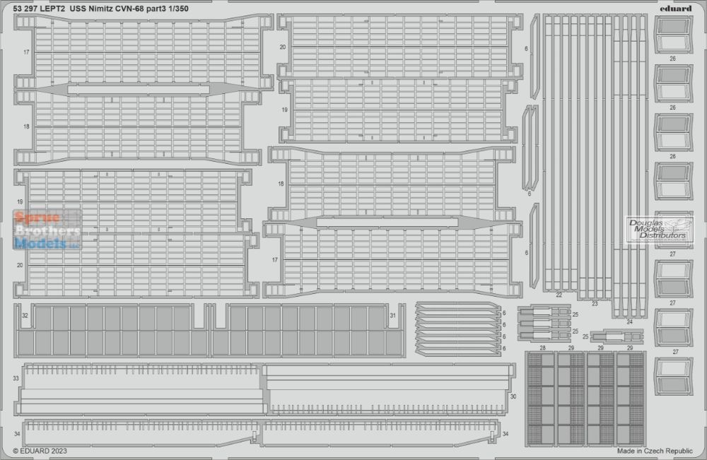 1/350 Eduard USS Nimitz CVN-68 part 60 Photo Etch - Squadron.com