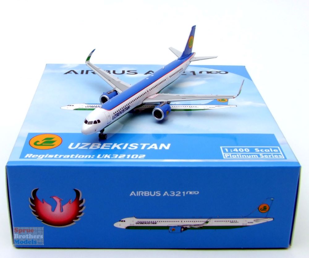 PHX11838 1:400 Phoenix Model Uzbekistan Airways Airbus