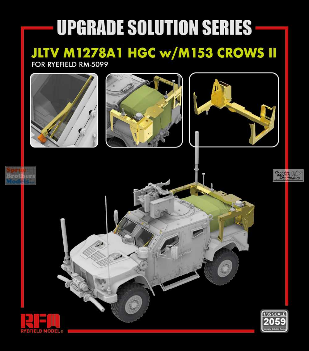 RFMRM2059 1:35 Rye Field Model JLTV M1278A1 HGC with M153 RFMRM2059 1:35 Rye Field Model JLTV M1278A1 HGC with M153