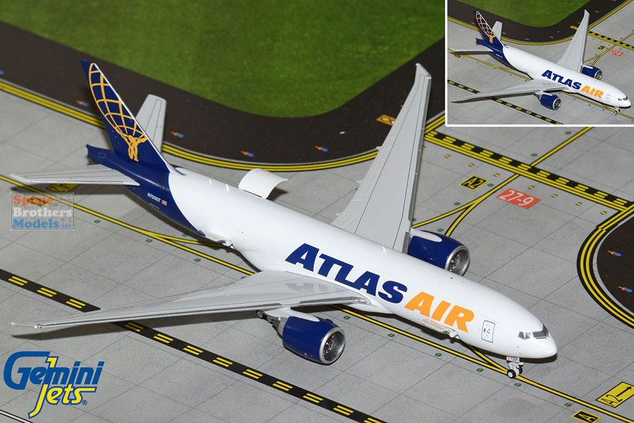 GEMGJ2147 1:400 Gemini Jets Atlas Air B777F Reg #N703GT