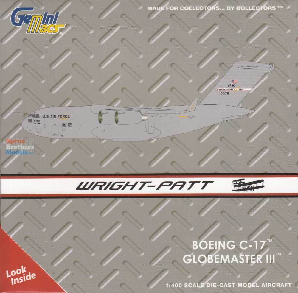C-17A Globemaster III 1:400 Diecast Model - GeminiJets GJ