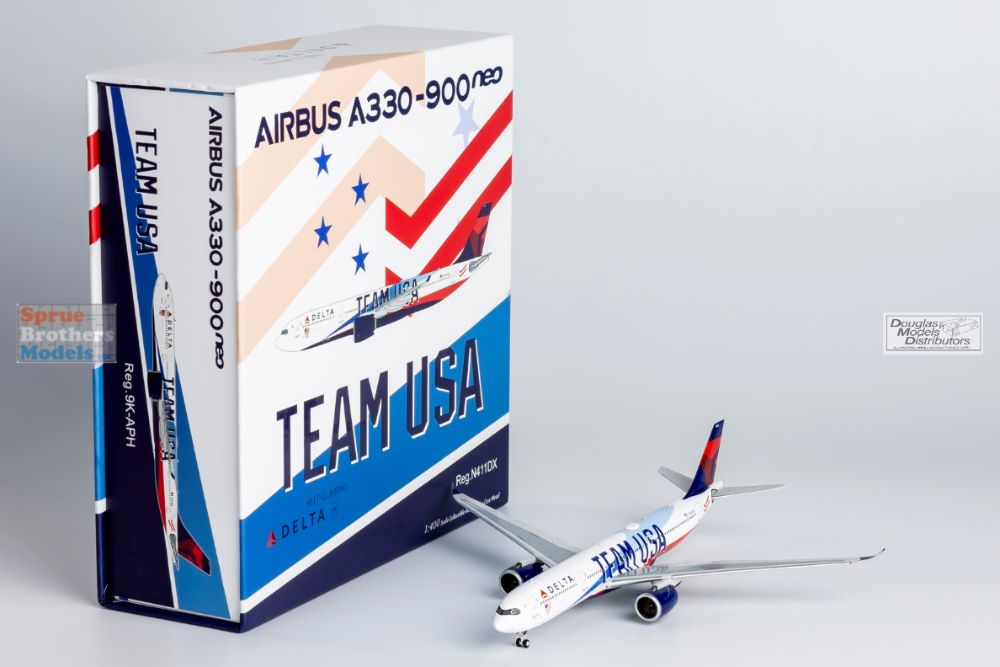 お取り寄せ商品】1/400 A330-900 デルタ航空「TEAM USA特別塗装