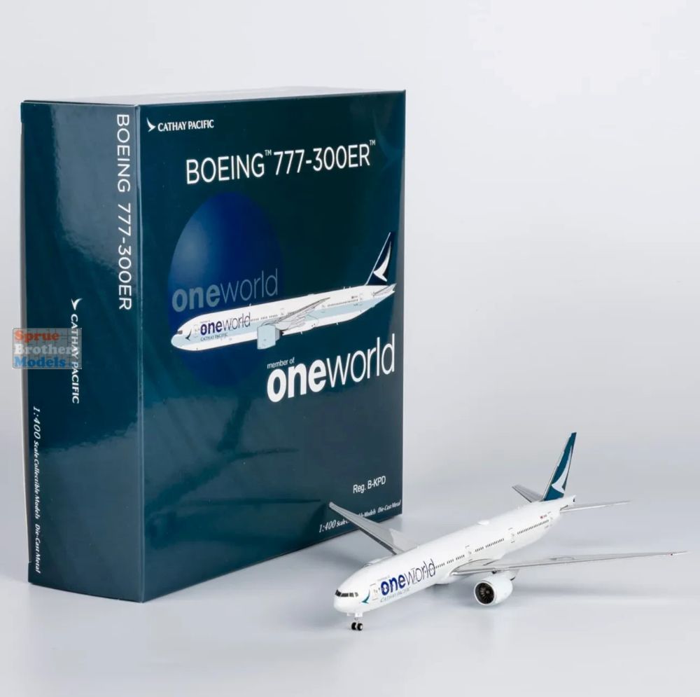 NGM73070 1:400 NG Model Cathay Pacific B777-300ER Reg #B-KPD NGM73070 1:400 NG Model Cathay Pacific B777-300ER Reg #B-KPD