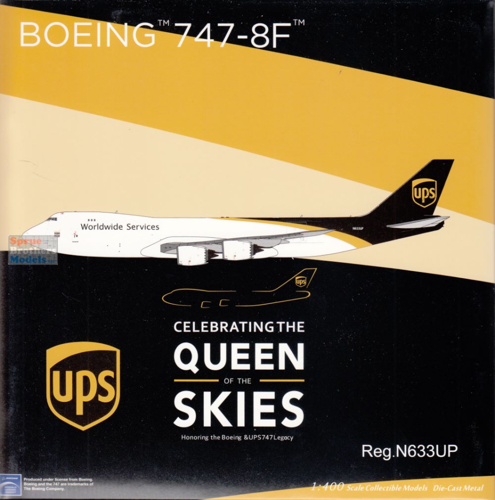 NGmodel UPS 747-8F N605UP 1/400 131017 | eBay