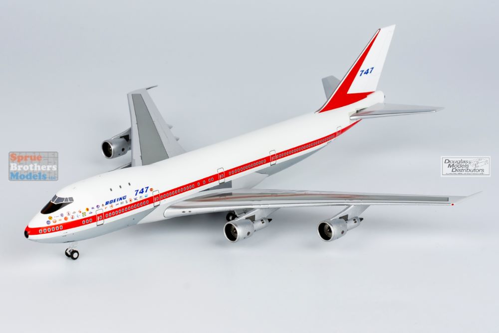 NGMBOE001 1:400 NG Lite B747-100 Reg #N7470 '55th