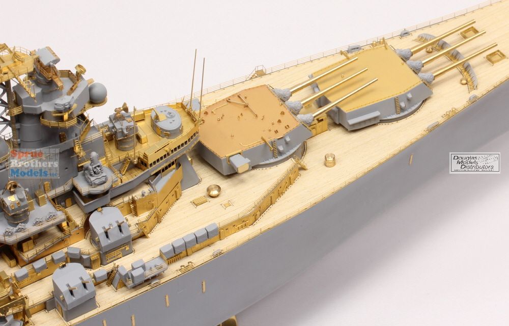 エデュアルド(53294) 1/350 USS Missouri BB-63 Part3用