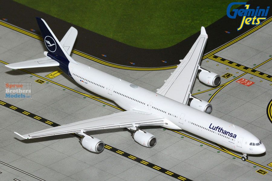 GEMGJ2398 1:400 Gemini Jets Lufthansa Airbus A340-600 Reg #D-AIHF