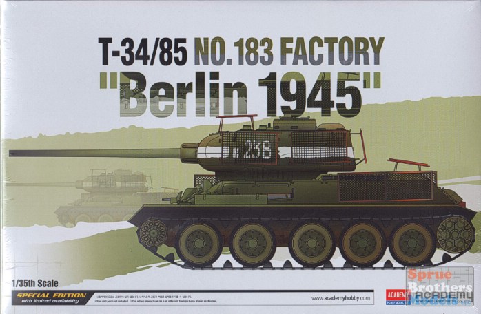 Academy T-34/85 No 112 Factory Production Vehicle Building Kit 