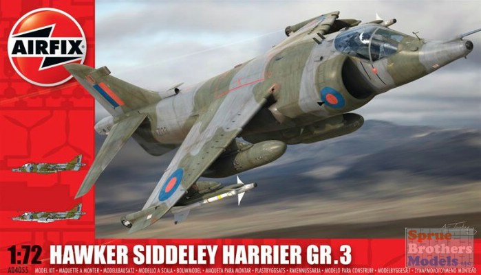 AIRFIX  A55205 HAWKER SIDDELEY HARRIER  1/72 SCALE  KIT NEW