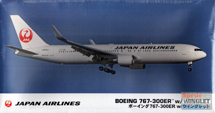 HAS10812 1:200 Hasegawa Boeing 767-300ER with Winglet Japan Airlines