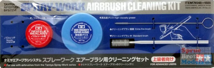 TAM74548 Tamiya Spray-Work Airbursh Cleaning Kit - Sprue Brothers