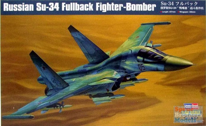 Su-34 Fullback Strike Fighter Bomber Russian Air Force 