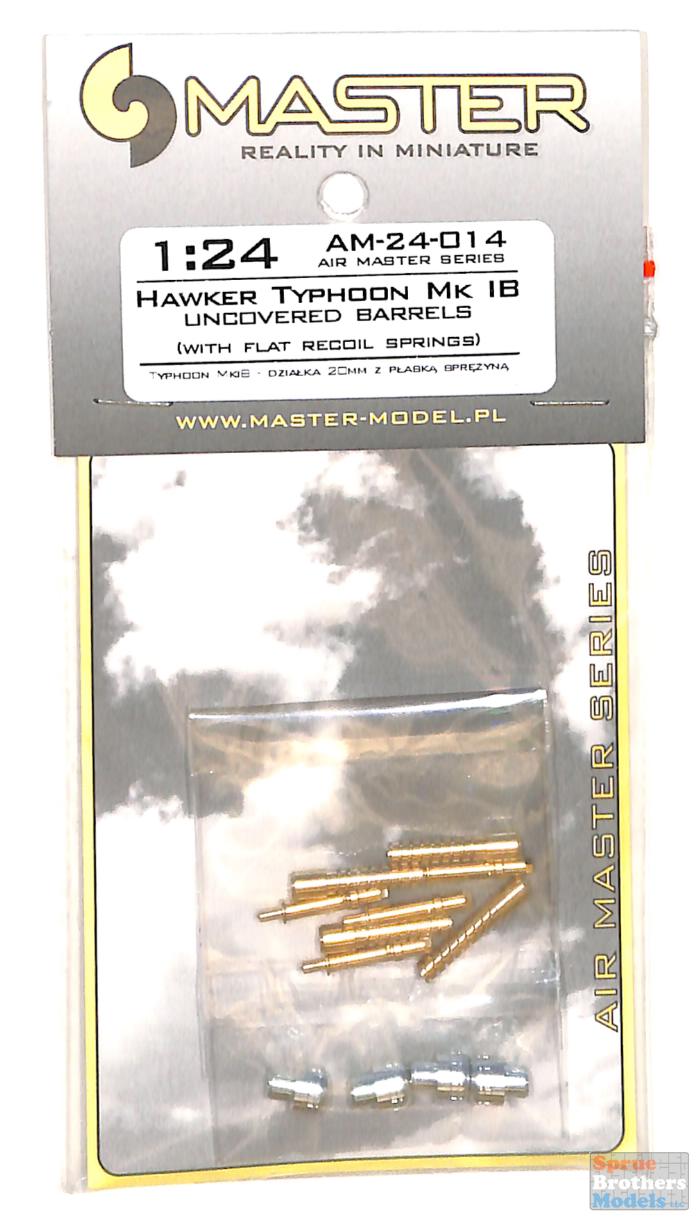 Master 1/24 Typhoon IB Early Cannons Uncovered Barrels w/Round Springs AM-24-015 
