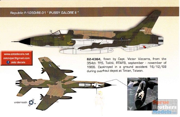 The Modelling News: Zotz 1/32 The F-105F/G in Vietnam 
