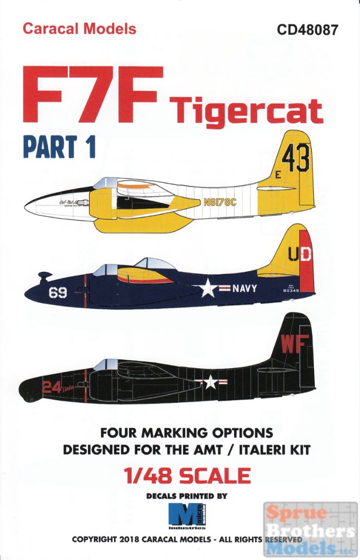 Print Scale 1/72 Grumman F7F Tigercat # 72420 