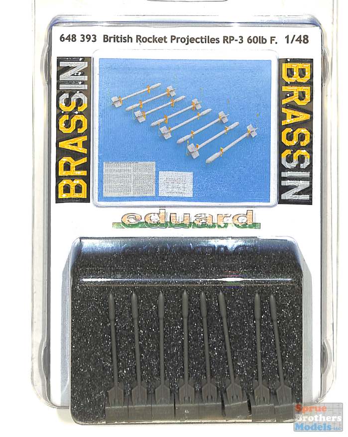 Eduard Accessories 648393-1:48 British Rocket Projectiles RP-3 60lb F Neu Eduard Accessories 648393-1:48 British Rocket Projectiles RP-3 60lb F Neu