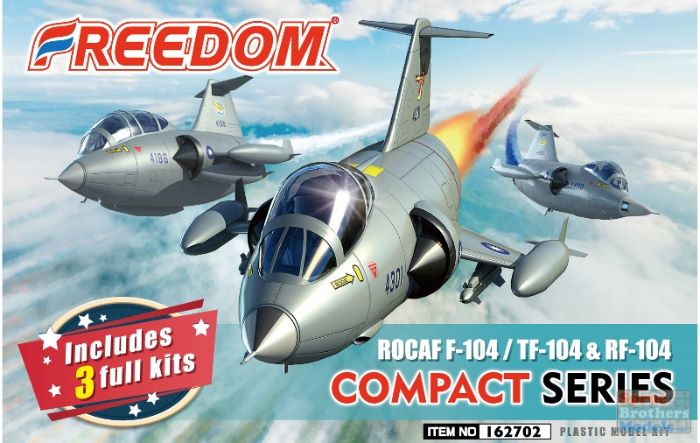 Freedom Models 162704 USAF Star Fighter F-104 & TF-104 Q Edition Cool