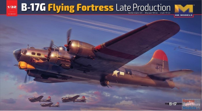 B-17G Flying Fortress early production 1:48 Hong Kong Models HKM01F001 