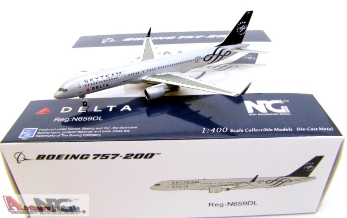 NG 53108 Delta Airlines Boeing 757-200 Skyteam N659DL Diecast 1//400 Jet Model