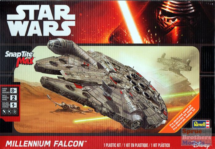 Revell Star Wars Lando's Millennium Falcon Rmx851678 Snap Tite for sale online 