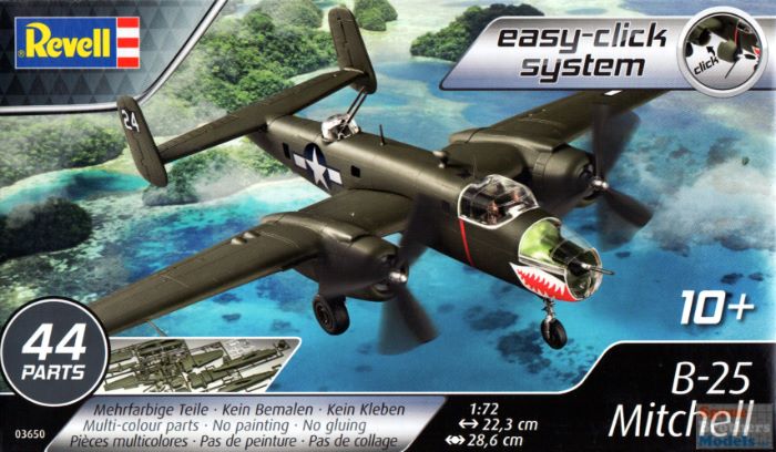 Rvg03650 1 72 Revell Germany B 25 Mitchell Easy Click System