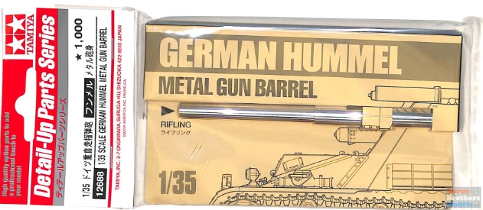 cricket afkom Eksklusiv TAM12688 1:35 Tamiya German Hummel Metal Gun Barrel (TAM kit) - Sprue  Brothers Models LLC