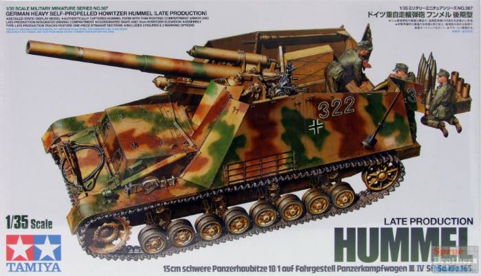 TAM35367 1:35 Tamiya Hummel Late Production - Sprue Models LLC