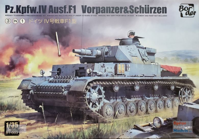 Amazon.com: Border Model BT025 1/35 German Army No. IV Tank