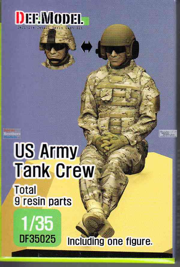 DEFDF35025 1:35 DEF Model Figures - US Army Tank Crewman