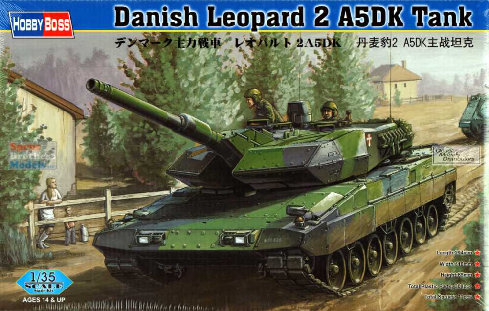 HBS82405 1:35 Hobby Boss Danish Leopard 2 A5DK Tank