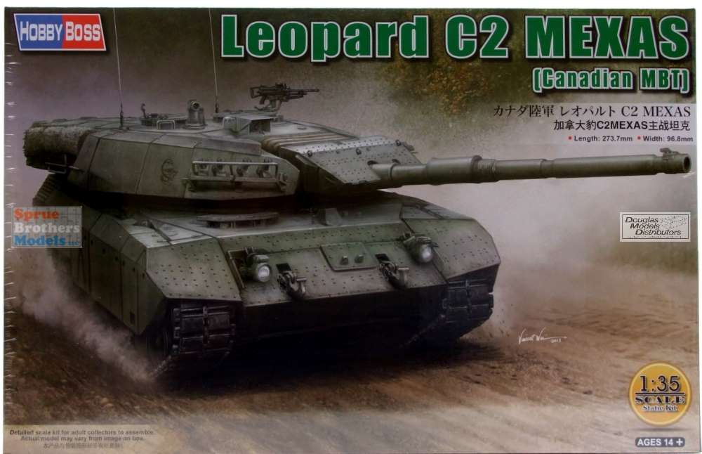 Hobby Boss Leopard C2 Mexas Canadian MBT Sprue Brothers Models LLC