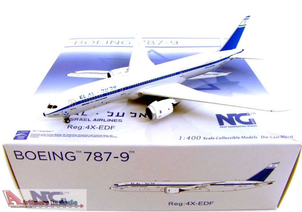 Ngm55023 1 400 Ng Model El Al Boeing 787 9 Reg 4x Edf Retro