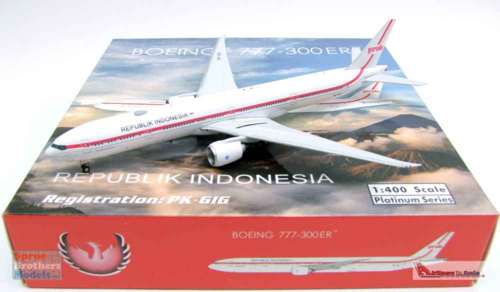 PHX11646 1:400 Phoenix Model Garuda Indonesia Boeing 777