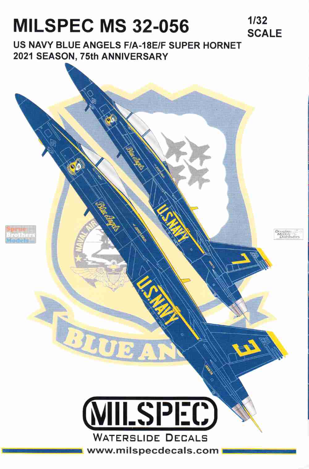 1441 1/48 decals Blue Angels for F/A-18A HORNET 