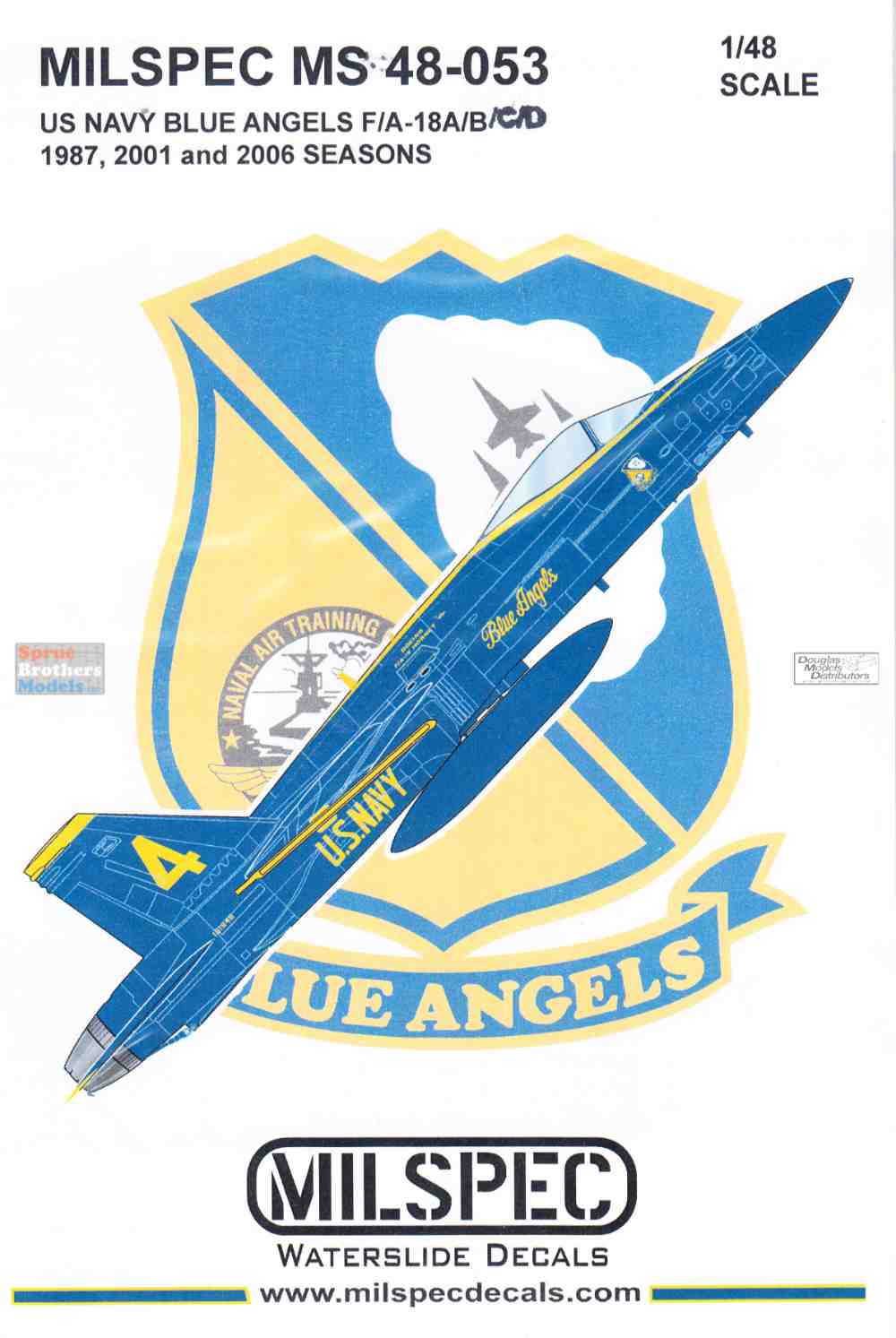 Kinetic 1/48 McDonnell-Douglas F/A-18A/B/C/D Blue Angels 2017 # 48073 