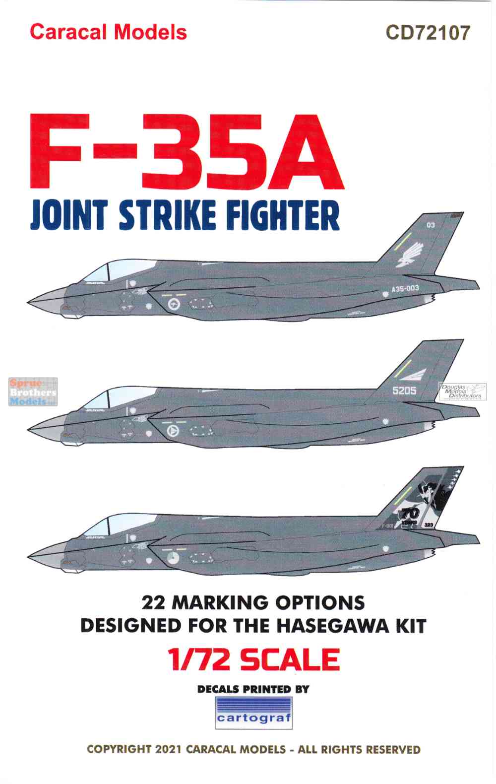 Orange Hobby 1/72 A72-002 F-35 F-35C Painting sticker Paint sticker sheet