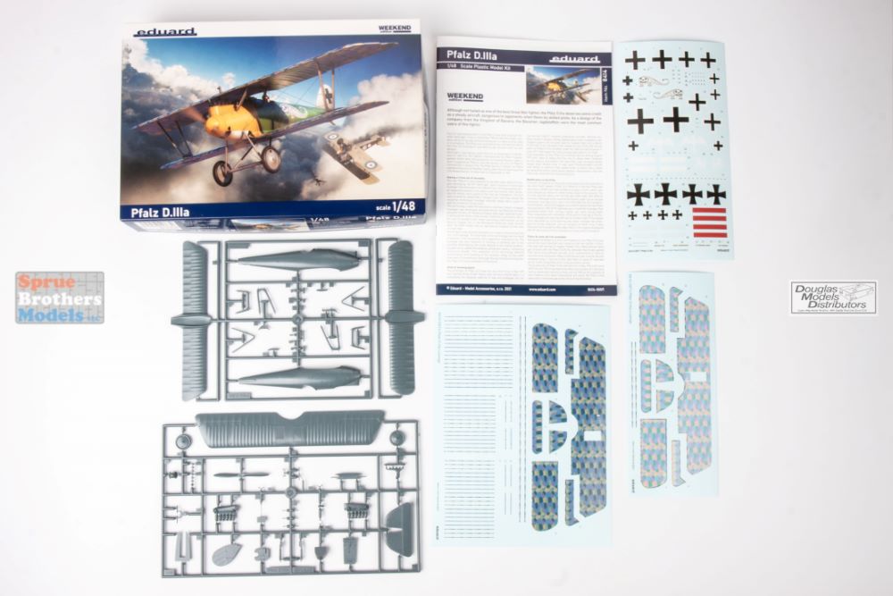 Blackdog Models 1/48 PFALZ D.IIIA German WWI Fighter Resin Detail Set 