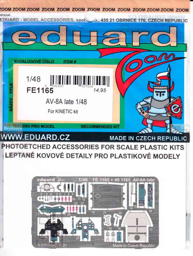 Eduard EduaFE1165 AV-8A late 1/48 