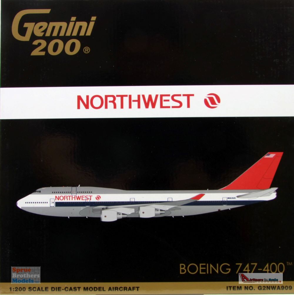 GeminiJets 1:400 360-300 Northwest Airlines N386MQ