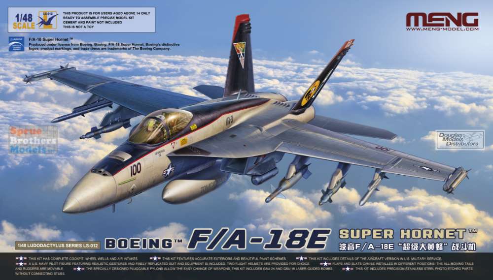 MNGLS012 1:48 Meng F-18E Super Hornet - Sprue Brothers