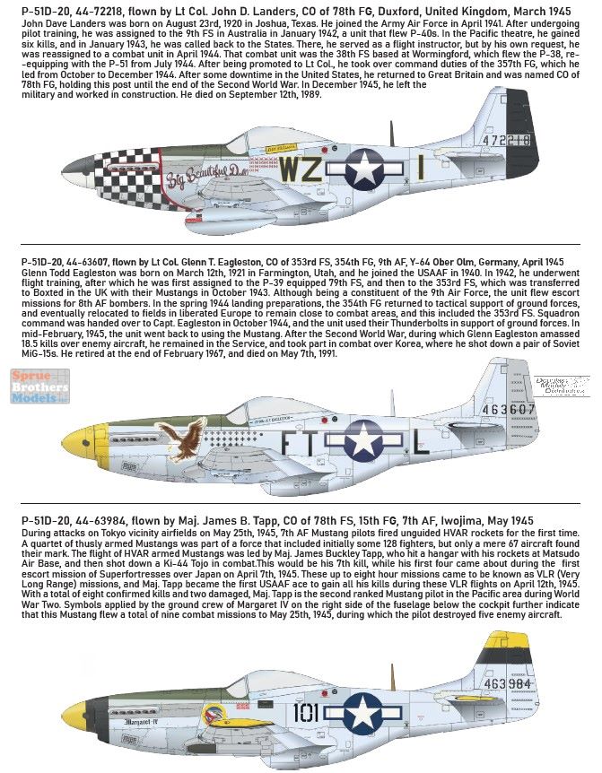 P-51D OVERTREES and P-51D-5 PE-set EDUARD 1/48 NEW 
